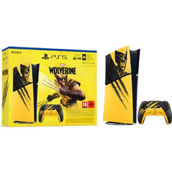 Sony PlayStation 5 Digital Slim 825GB Marvel’s Wolverine Battle Yellow Limited Edition