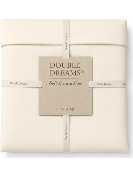 Double Dreams Βρεφικό Σεντόνι Κούνιας Βαμβακερό 105x155 PikPok Beige