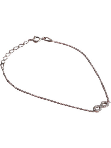 Heliophilia Silver Γυναικείο Βραχιόλι Αλυσίδα με Άπειρο από Ασήμι 132SDE1154