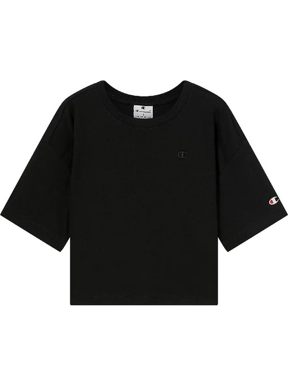 Champion Παιδικό T-Shirt Κοντομάνικο Μαύρο 405243-KK001