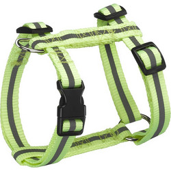Love Story Stripes Σαμαράκι Σκύλου Ιμάντας Lime Small