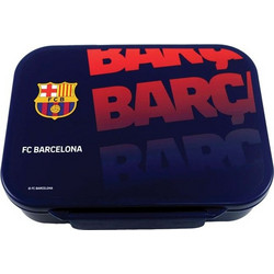 Back Me UP Barcelona Πλαστικό Παιδικό Δοχείο Φαγητού Navy Μπλε 1lt