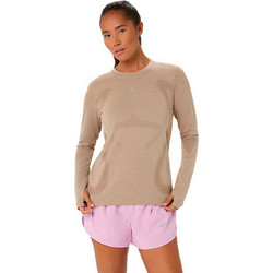 ASICS Road Seamless Γυναικείο Αθλητικό T-Shirt Μπεζ 2012D290-200