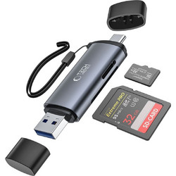 Tech-Protect 23299-0 Card Reader OTG USB-C & USB-A 3.2 Gen 1 για SD / microSD