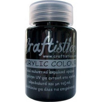 Craftistico 66 Anthracite Ακρυλικό Χρώμα Ζωγραφικής 60ml