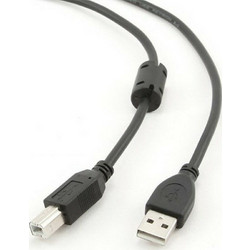 Cablexpert CCF-USB2-AMBM-10 Καλώδιο USB-A Male 2.0 to USB-B Male 3m Black