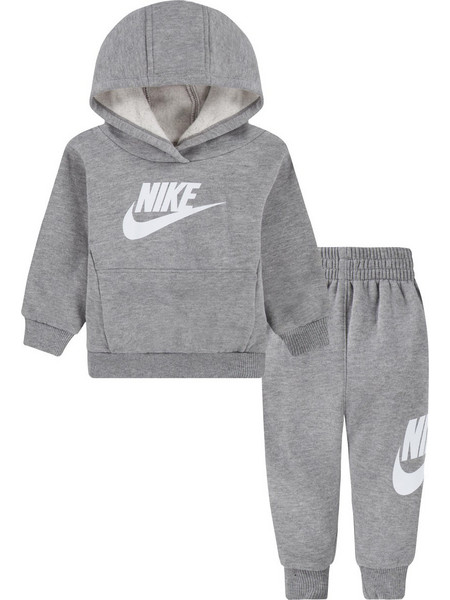 Nike Βρεφικό Σετ Φόρμας Χειμωνιάτικο Γκρι 66L135-042