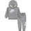 Nike Βρεφικό Σετ Φόρμας Χειμωνιάτικο Γκρι 66L135-042