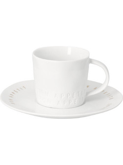 Raeder Bon Appetite Φλιτζάνι Espresso Πορσελάνης Λευκό 90ml RD0018600