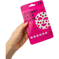 Danielle Cherry Collagen Sheet Μάσκα Προσώπου για Αντιγήρανση & Ενυδάτωση με Κολλαγόνο 1τμχ