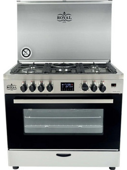 Royal PROFESSIONAL 9905 SF Κουζίνα Αερίου 115lt με Εστίες Αερίου 90cm