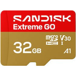 Sandisk Extreme GO microSDHC 32GB Class 10 V30 UHS-I A1 100MB/s