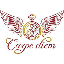Stamperia Στένσιλ Σχέδια Carpe Diem 15x20cm KSD27400