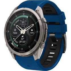 Tech-Protect Iconband Pro Λουράκι Σιλικόνης Navy / Black (Garmin Fenix 3HR / 5X / 5X Plus / 6X / 6X Pro)