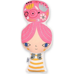 Petit Monkey Monkey Girl Παιδικό Διακοσμητικό Μαξιλάρι 100% Βαμβάκι