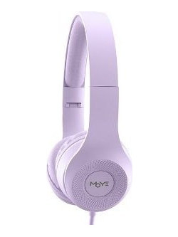 Moye Enyo Ενσύρματα Ακουστικά On Ear Λιλά