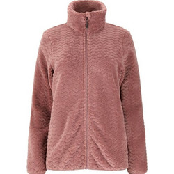 Whistler Matra Γυναικεία Ζακέτα Fleece Μακριά με Φερμουάρ Ροζ W243194-4162