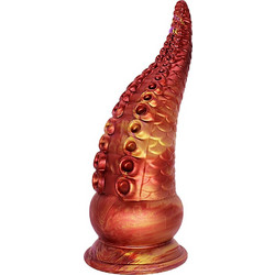 Passion Labs Fantasy No 55 Dildo με Βεντούζα 21.5cm Πορτοκαλί