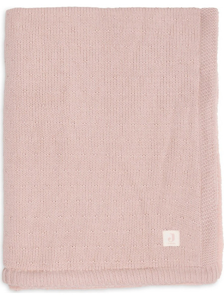 Jollein Κουβέρτα Αγκαλιάς Πλεκτή 75x100 Ροζ 517-511-68218