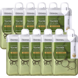 Mediheal Teatree Nude Gel Κρεμώδης Μάσκα Προσώπου για Ενυδάτωση & Καταπράυνση 10τμχ