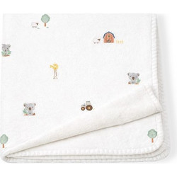 Interbaby Granja Koala Κουβέρτα Αγκαλιάς 80x110 Λευκή