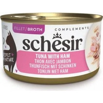 Schesir Nature for Cat Adult with Tuna & Ham in Broth 70gr