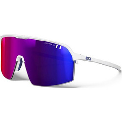 Julbo J5901510 Γυαλιά Ηλίου Μάσκα Κοκάλινα Λευκά με Μπλε Φακό