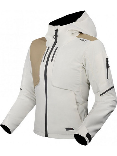 LS2 Axel Lady Light Grey Khaki
