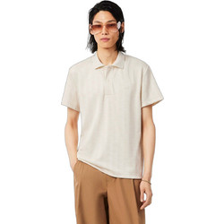 Lacoste Ανδρική Μπλούζα Polo Κοντομάνικη Μπεζ DH9787