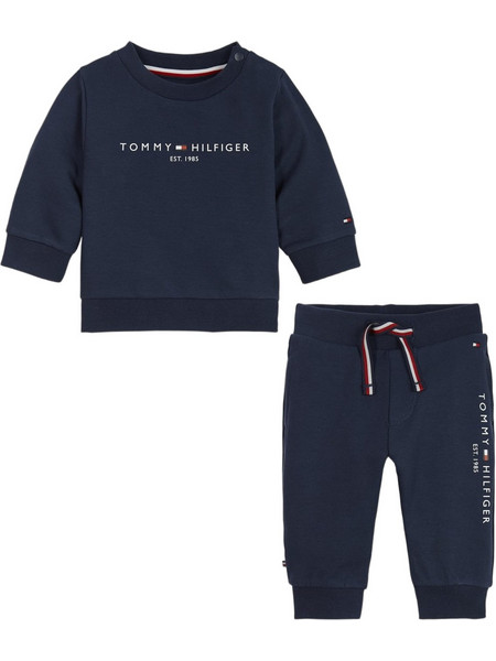 Tommy Hilfiger Βρεφικό Σετ Φόρμας Χειμωνιάτικο Navy Μπλε KN0KN01485-C87