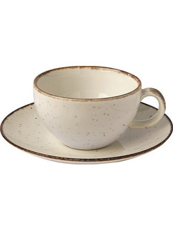 Gural Porselen Side Avanos Φλιτζάνι Cappuccino & Τσαγιού Πορσελάνης Μπεζ 230ml