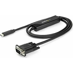 StarTech CDP2VGAMM1MB VGA Male to USB-C 1m Black