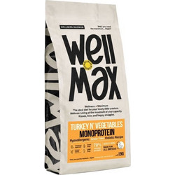 Wellmax Monoprotein Hypoallergenic Adult Grain Free with Turkey & Vegetables 12kg