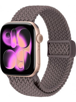 Crong Wave Braided Λουράκι Υφασμάτινο Brown (Apple Watch 38 / 40 / 41mm)