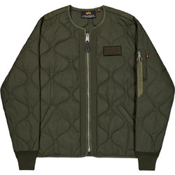 Alpha Ανδρικό Μπουφάν Puffer Χακί 268115-142