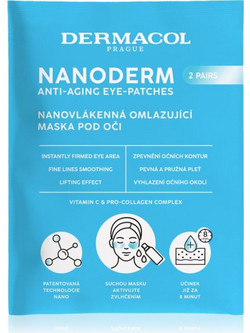 Dermacol Nanoderm Eye Patches για Αντιγήρανση Μαύρους Κύκλους & Λάμψη 2τμχ