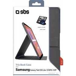 SBS Book Case Black (Galaxy Tab S9 / Tab S10 FE / Tab S10 Lite)