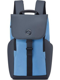 Delsey Securflap 202062052 Σακίδιο Πλάτης Αντικλεπτικό 22lt Μπλε