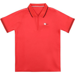 Wilson Bella Series Seamless Ανδρική Αθλητική Μπλούζα Polo Κόκκινη W91M314124W-RDB