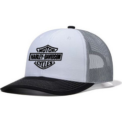 Takeposition Ανδρικό Καπέλο Jockey με Δίχτυ Snapback Υφασμάτινο Λευκό Γκρι 911-0026-9040