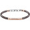 Trussardi T-Ceramic Ανδρικό Βραχιόλι από Ατσάλι Ροζ Χρυσό TJAXE02