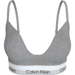 Calvin Klein Μπουστάκι με Ελαφριά Ενίσχυση χωρίς Μπανέλα Γκρι LV00QF8992