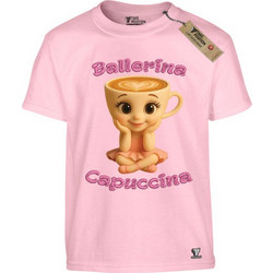 Takeposition Ballerina Cappuccina Παιδικό T-Shirt Κοντομάνικο Ροζ 806-1432