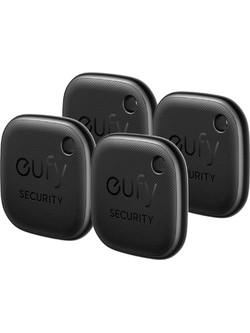 Anker Eufy Security Anti-Lost Trackers Apple Find My Black 4 Pack 08UNI5376
