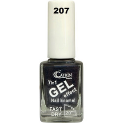 Catrin Beaute Gel Effect 207 Gloss Βερνίκι Νυχιών Quick Dry 13ml