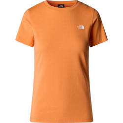 The North Face Simple Dome Γυναικείο Αθλητικό T-Shirt Πορτοκαλί NF0A87NH-0TO