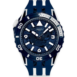 Swatch Sea Wasp Ανδρικό Ρολόι με Μπλε Καουτσούκ Λουράκι SSCU09N100
