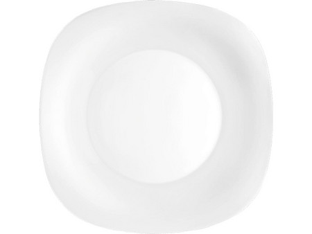 Bormioli Rocco Parma Πιάτο Ρηχό Οπαλίνης Τετράγωνο 27x27cm 498860