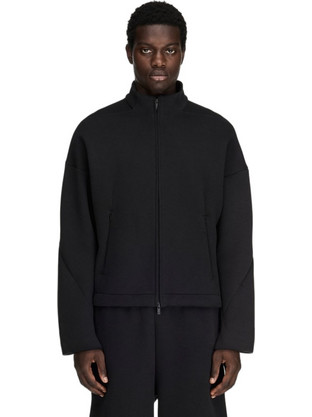 Adidas Ανδρική Ζακέτα Φούτερ με Φερμουάρ Μαύρη KT2983
