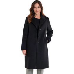 Gerry Weber Γυναικείο Παλτό με Μαλλί Μαύρο N78416120038